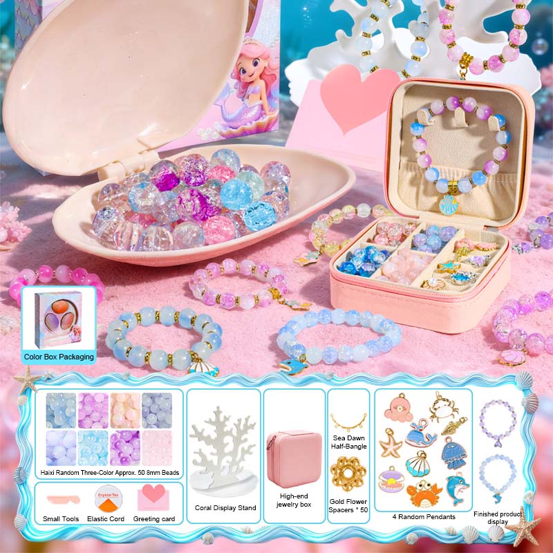 Gaveeske med perler av dyrebare muslinge