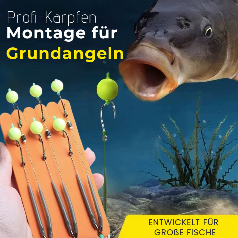 Profesjonell bunnfiskerigg for bunnfiske etter karpe, gresskarpe og andre karpearter