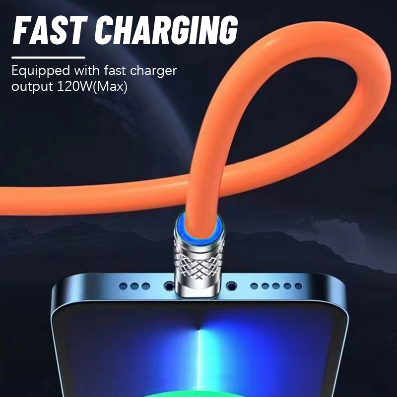 120 W superhurtiglading 3-i-1 datakabel