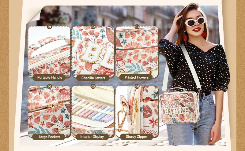 💖🌸Oppbevaringspose Med Broderte Bokstaver