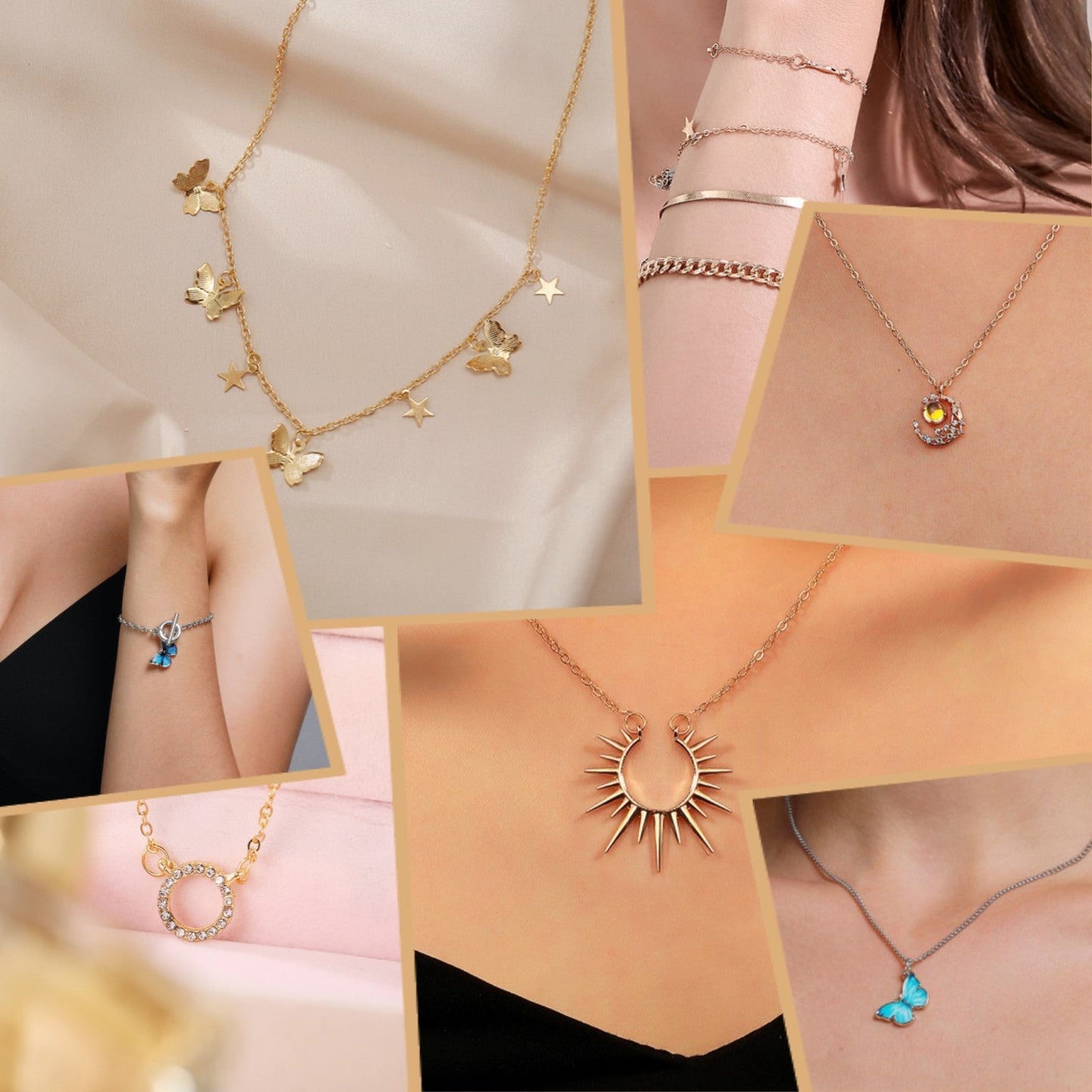 Guldhalsbånd armbånd blindboks