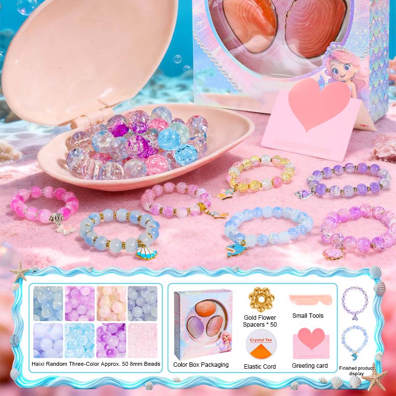 Gaveeske med perler av dyrebare muslinge