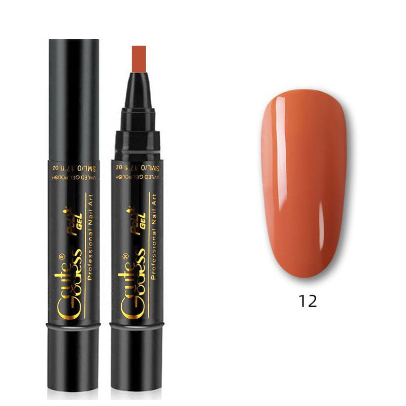 Ett-trinns lim Tre-i-ett-neglelakkblyant