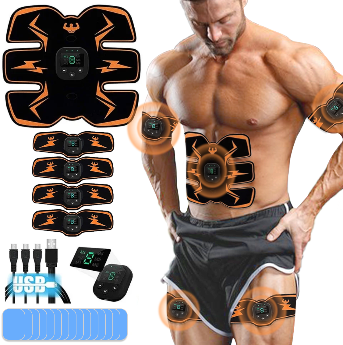 Kraftig stimulator for magemusklene