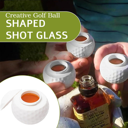Kreativt golfball-formet shotglass