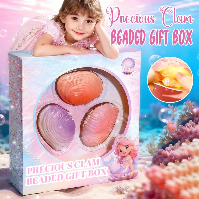 Gaveeske med perler av dyrebare muslinge