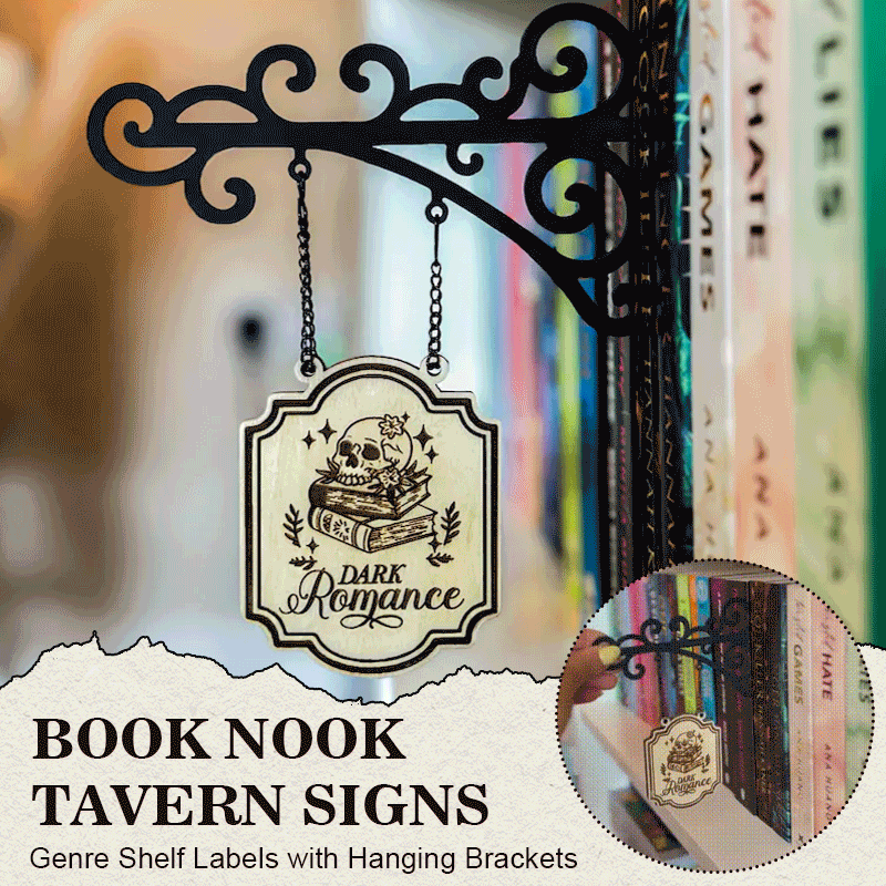 Book Nook Tavern-skilt