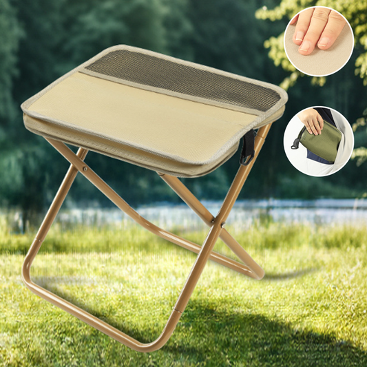 Sammenleggbar krakk med ryggsekk