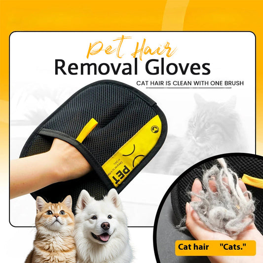 Hansker for fjerning av dyrehår/Animal hair removal gloves