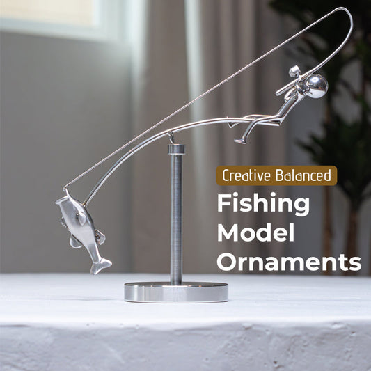 Kreativt balansert fiske modell ornamente