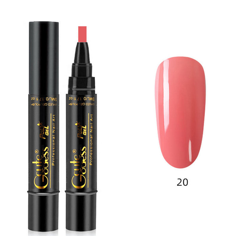 Ett-trinns lim Tre-i-ett-neglelakkblyant