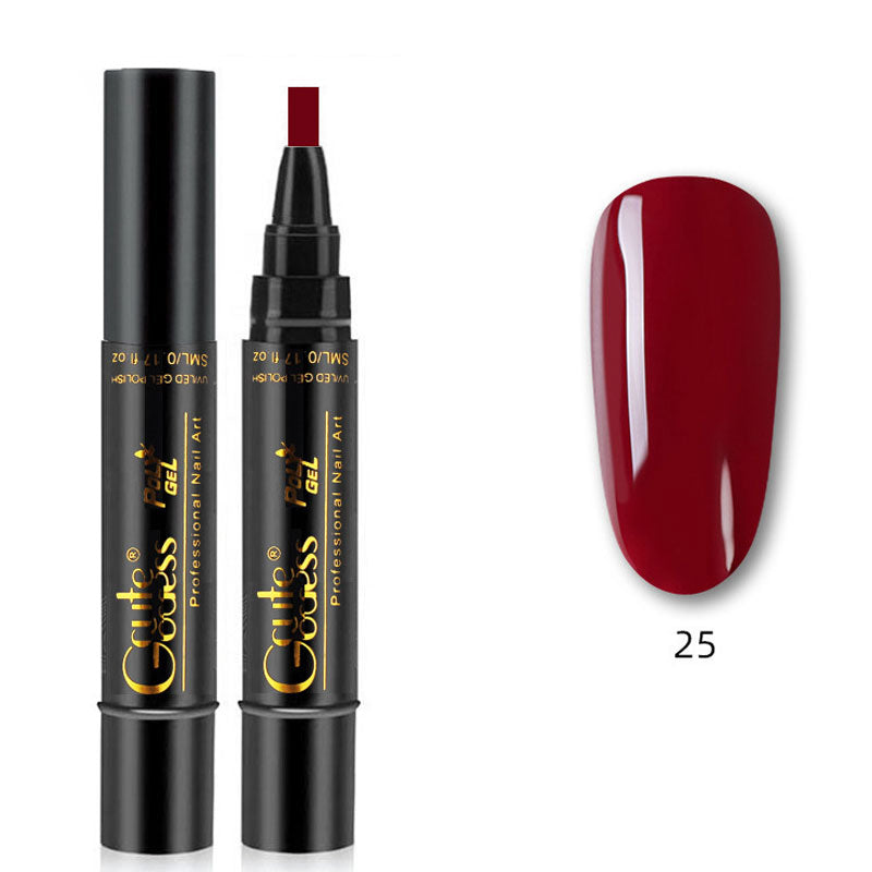 Ett-trinns lim Tre-i-ett-neglelakkblyant