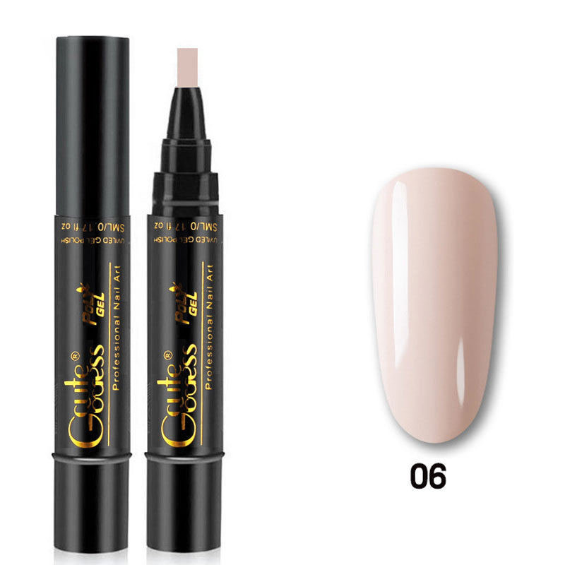 Ett-trinns lim Tre-i-ett-neglelakkblyant