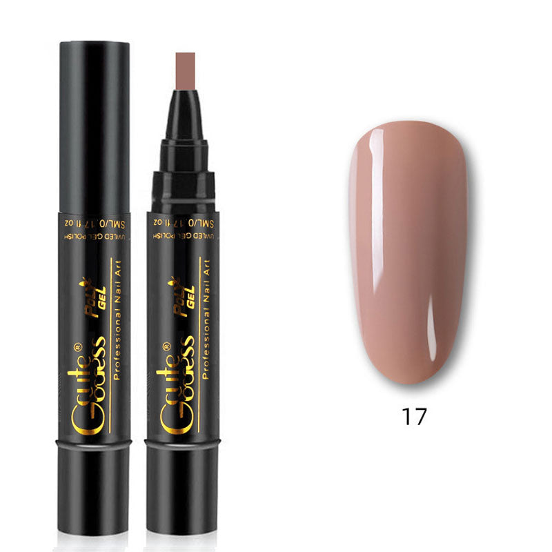 Ett-trinns lim Tre-i-ett-neglelakkblyant