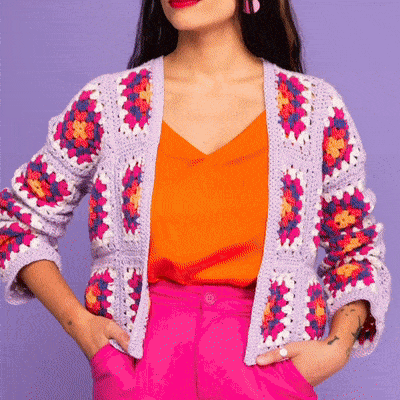 [50 design som kan mikses og matches]The Granny Square Card Deck/The Granny Square Card Deck,Stickmönsteruppsättning