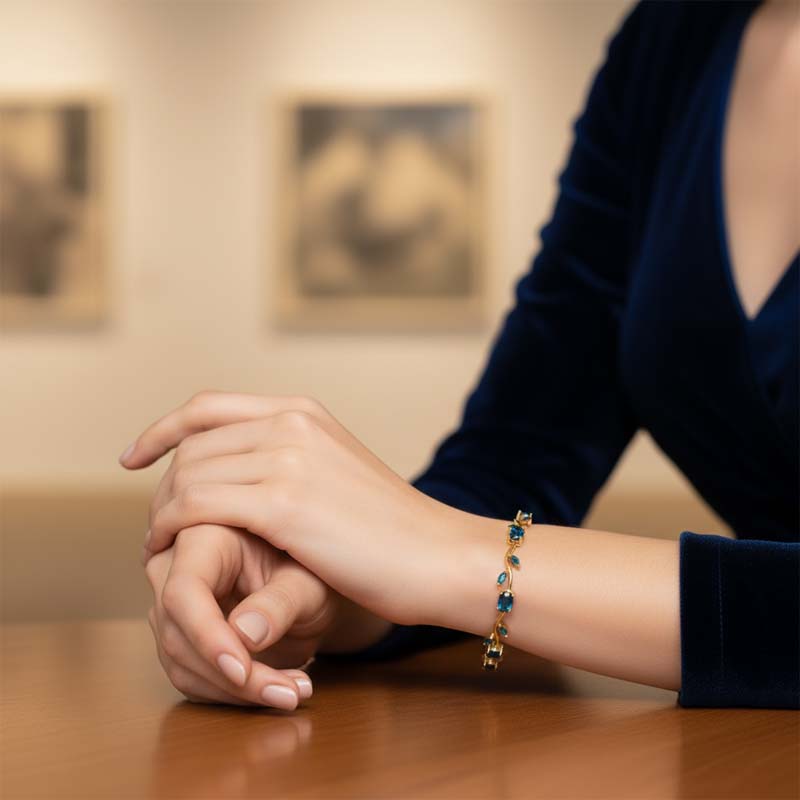 Armbånd Av Naturstein Av Høy Kvalitet