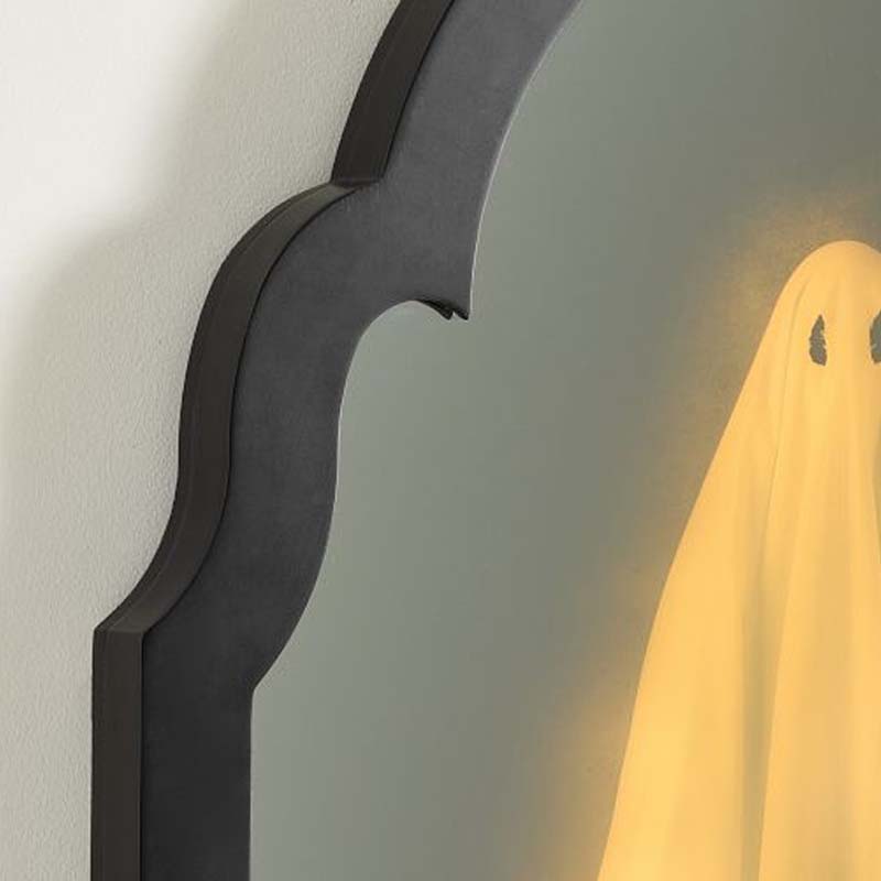 👻Halloween spøkelse holografisk speilornament