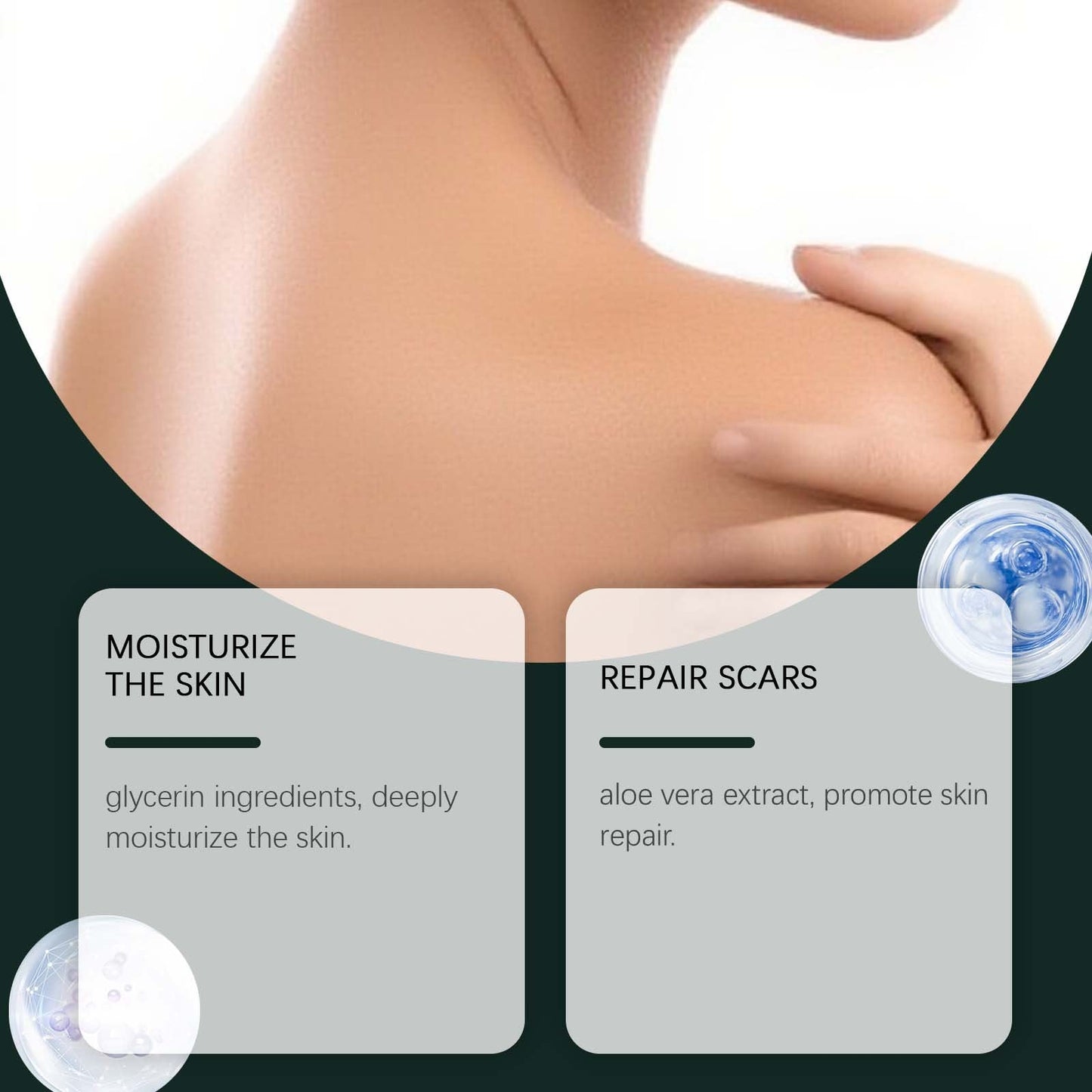 Dual Action Real Deep Collagen Sheets For Både Rynkeutjevning Og Falming Av Nye Eller Gamle Arr