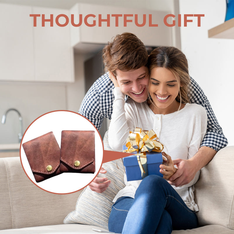 Vintage lommebok i skinn