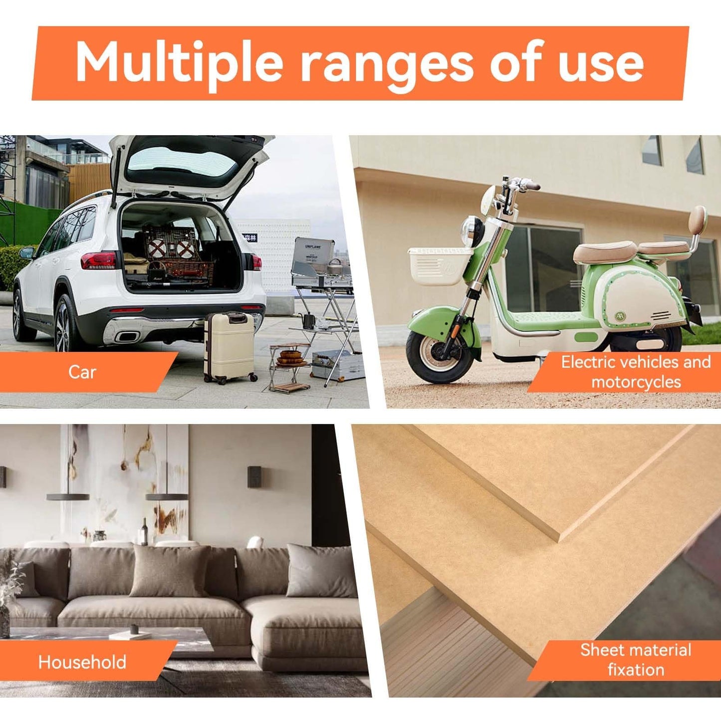 Nylon universal kabelbinder med spenne