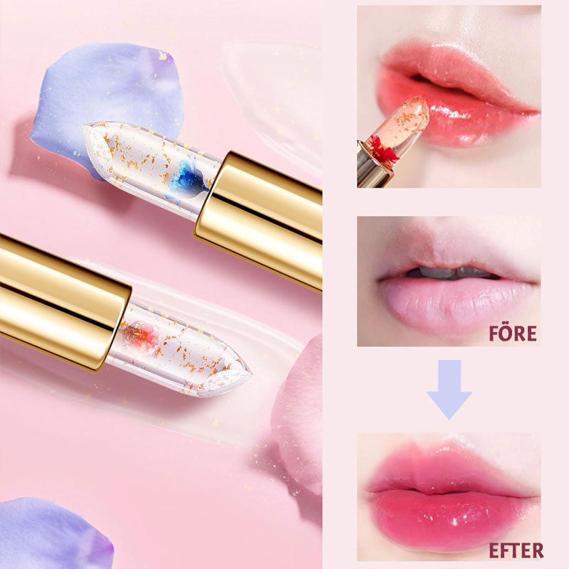 🌸Fargeendrende geléblomst-leppestift💋