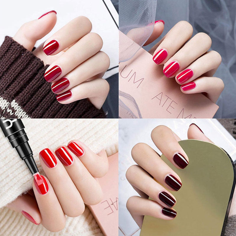 Ett-trinns lim Tre-i-ett-neglelakkblyant