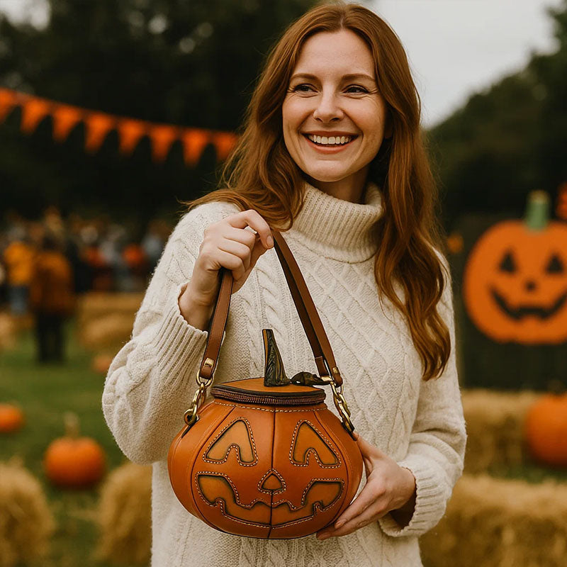 🎃 Gresskar-berlockbag - et lite stykke halloweenmagi 🕸️