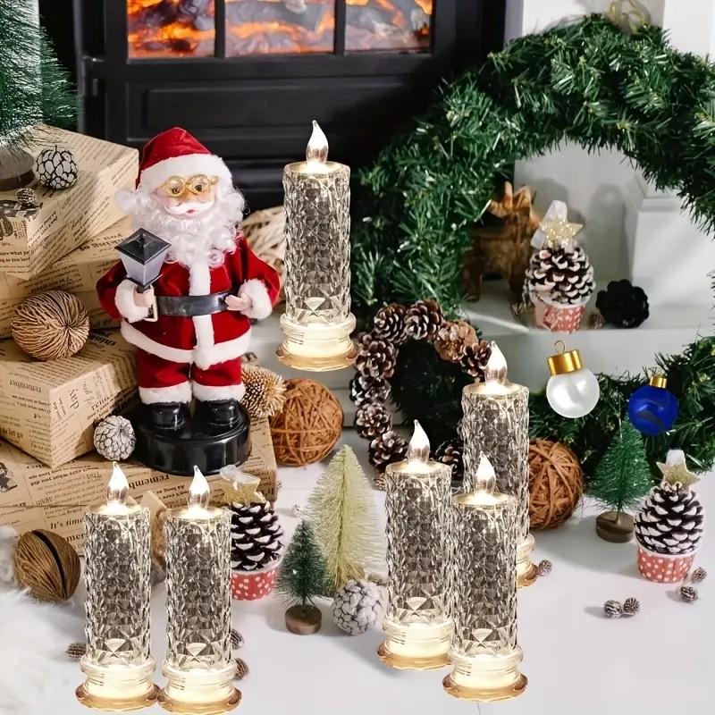 ✨ Crystal Rose Candle Light - romantisk glød uten rot