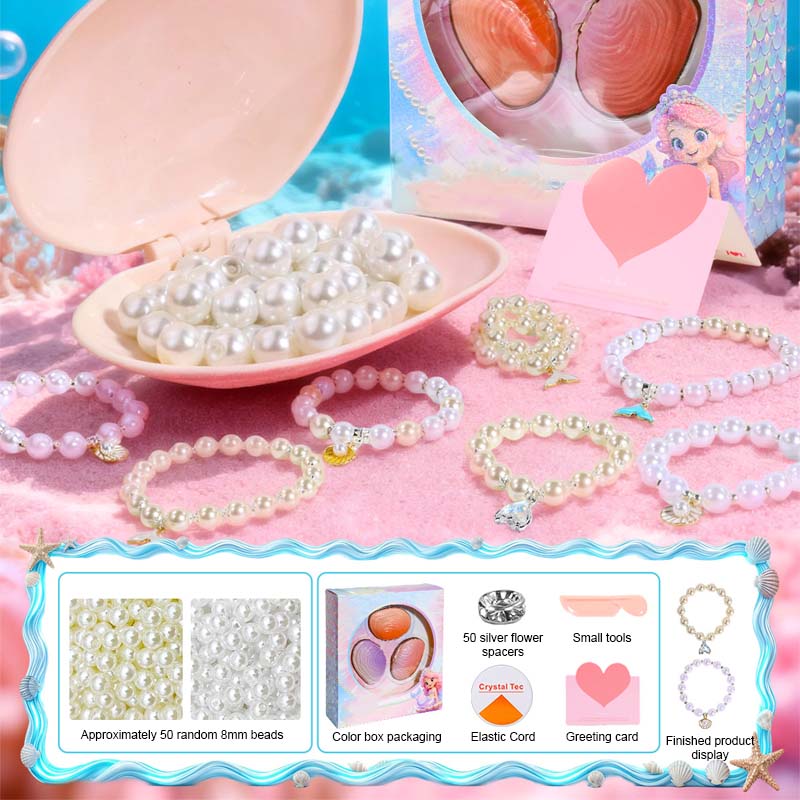 Gaveeske med perler av dyrebare muslinge