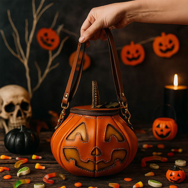 🎃 Gresskar-berlockbag - et lite stykke halloweenmagi 🕸️