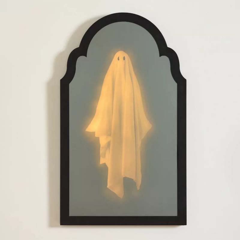 👻Halloween spøkelse holografisk speilornament