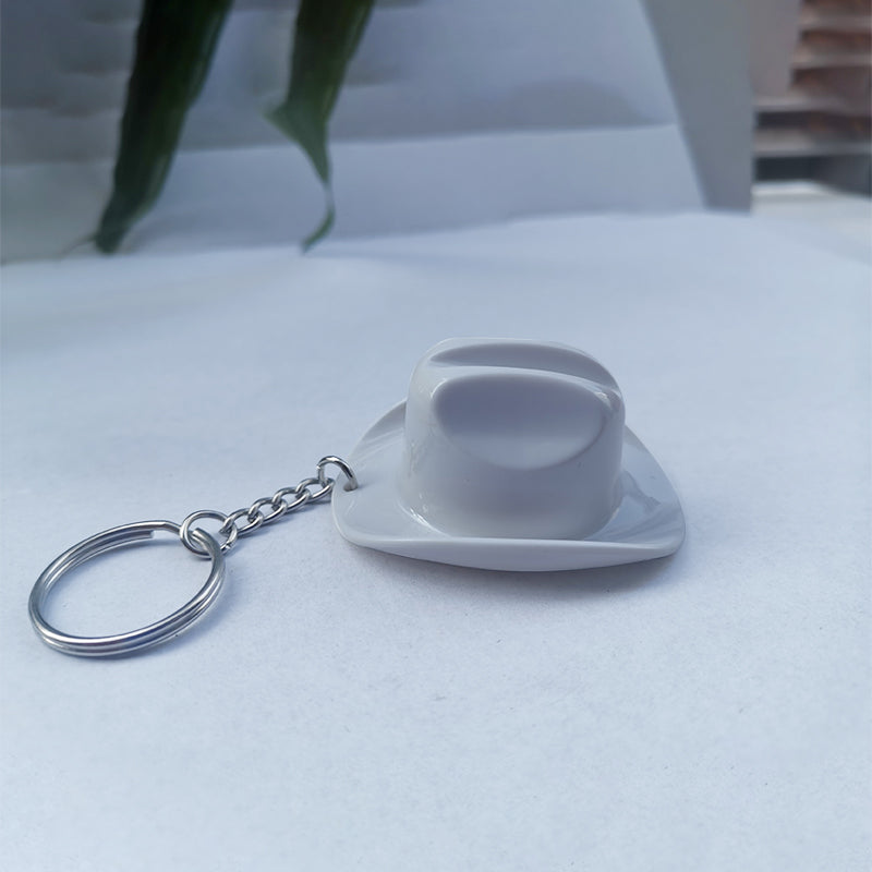 🤠 Cowboyhatt nøkkelring med flaskeåpner - Det ville vesten i lommen!