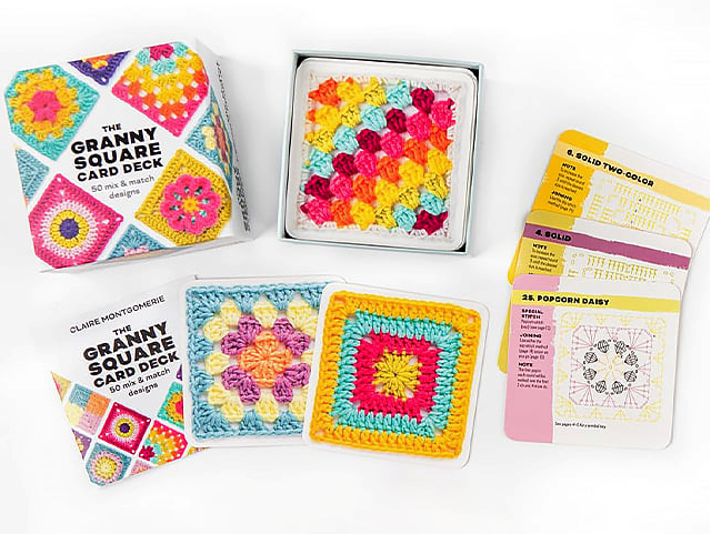 [50 design som kan mikses og matches]The Granny Square Card Deck/The Granny Square Card Deck,Stickmönsteruppsättning