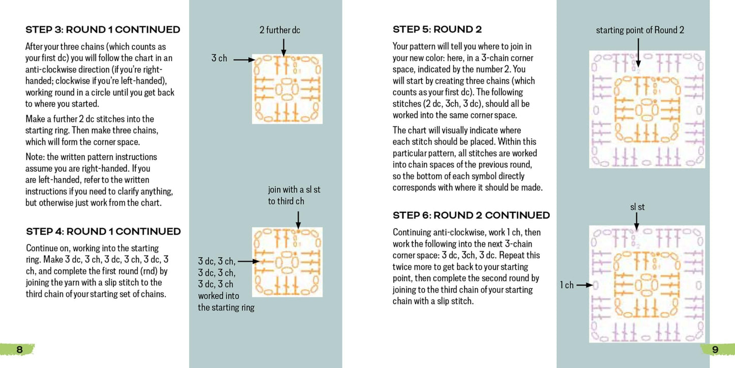 [50 design som kan mikses og matches]The Granny Square Card Deck/The Granny Square Card Deck,Stickmönsteruppsättning