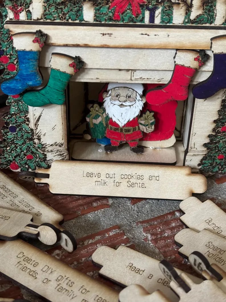 🎅Julemannens skorsteinsadventskalende🎁