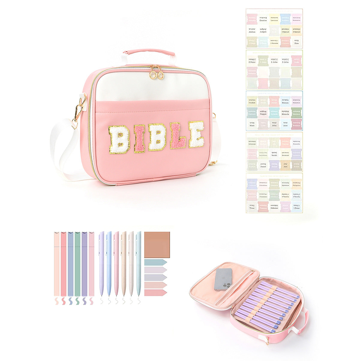 💖🌸Oppbevaringspose Med Broderte Bokstaver