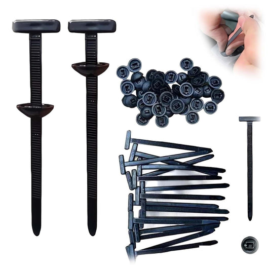 Nylon universal kabelbinder med spenne