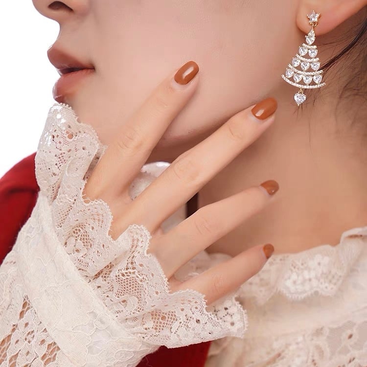 🎁Øredobber med juletre