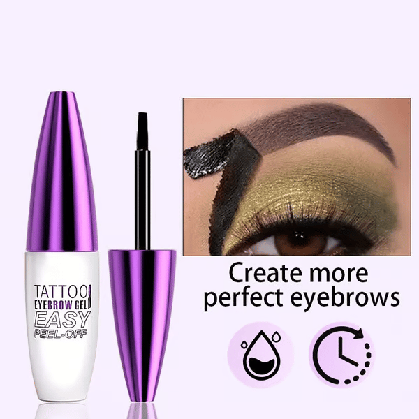 🌟Siste dag Kjøp 1 få 1 gratis🔥Semipermanent tatoveringsgelé for øyenbryn