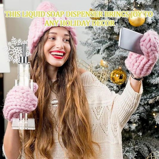 Klar akryl nøtteknekker såpedispenser