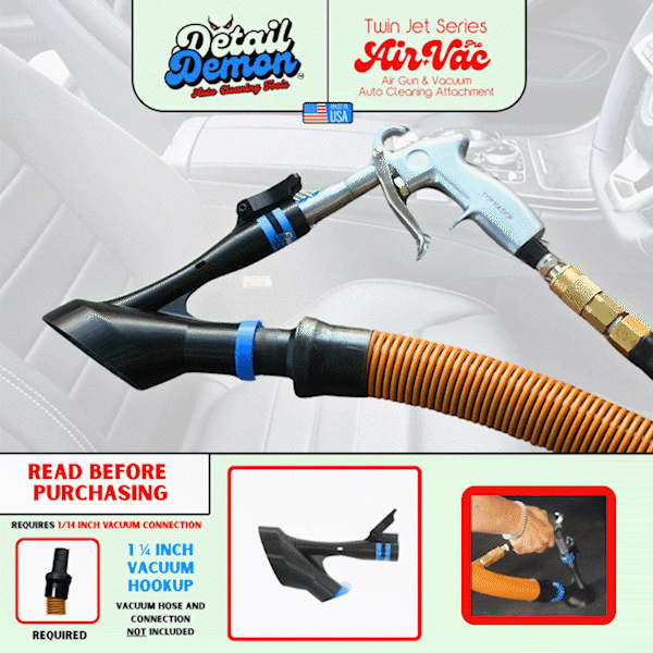 Air+Vac tilbehør for bilplei