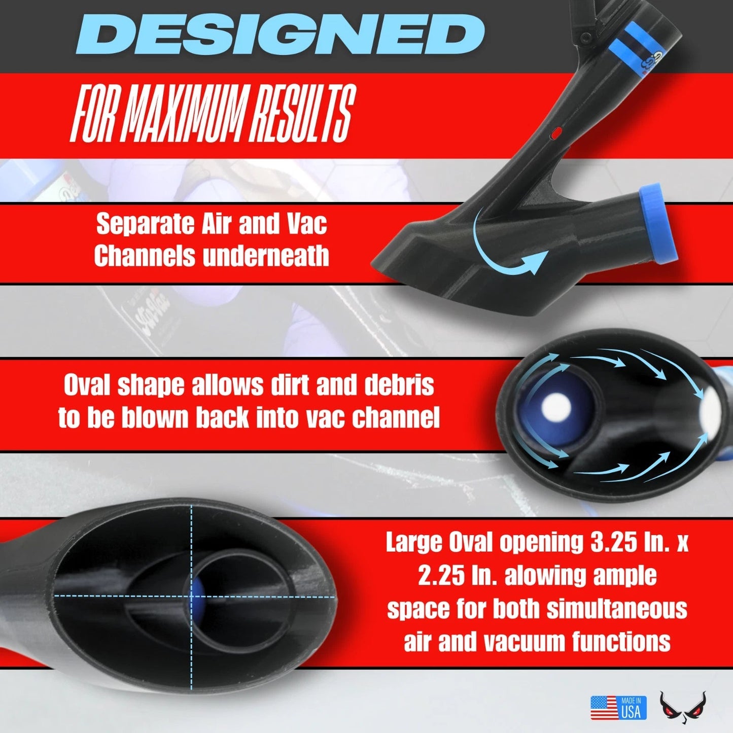 Air+Vac tilbehør for bilplei