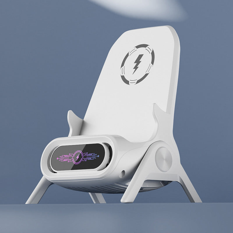 ⏳Begrenset tilbud⏰Multifunksjonell telefonholder med rask trådløs lader📱