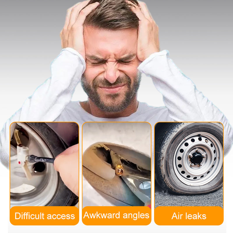 Universell fleksibel dekkventilforlengelse