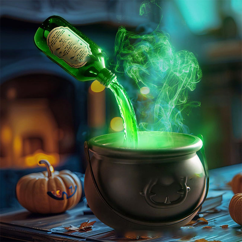 🎃Halloween-dekorasjon Magisk flyteflaske og diffusor - svart flaggermusheksekrukke🦇🧙‍♀️
