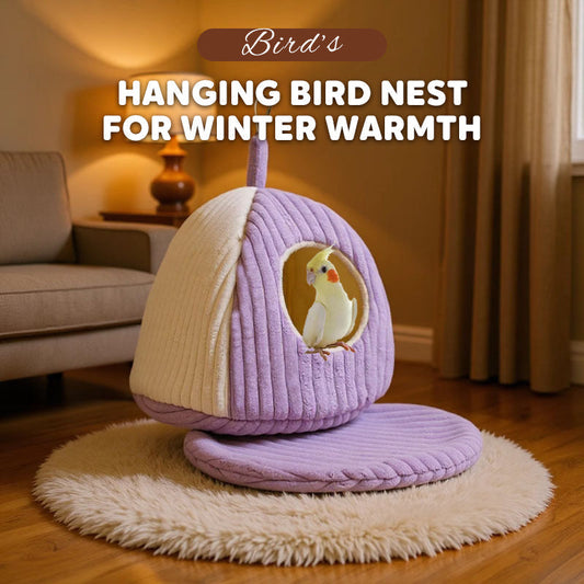 Hengende fuglerede for vintervarme