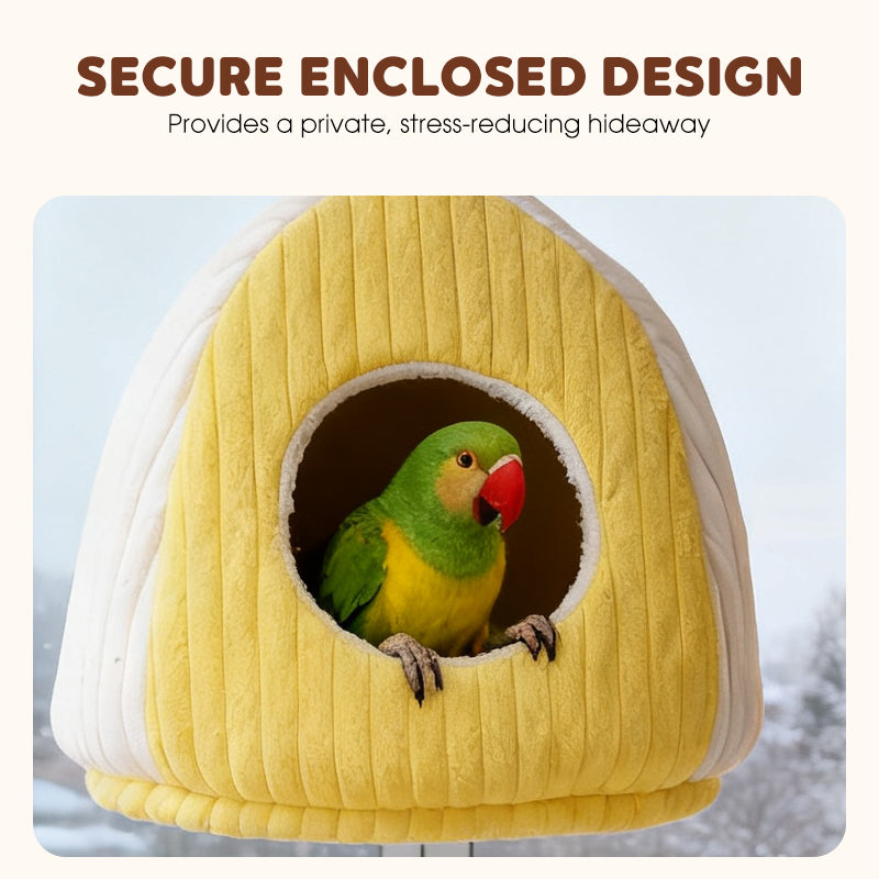 Hengende fuglerede for vintervarme