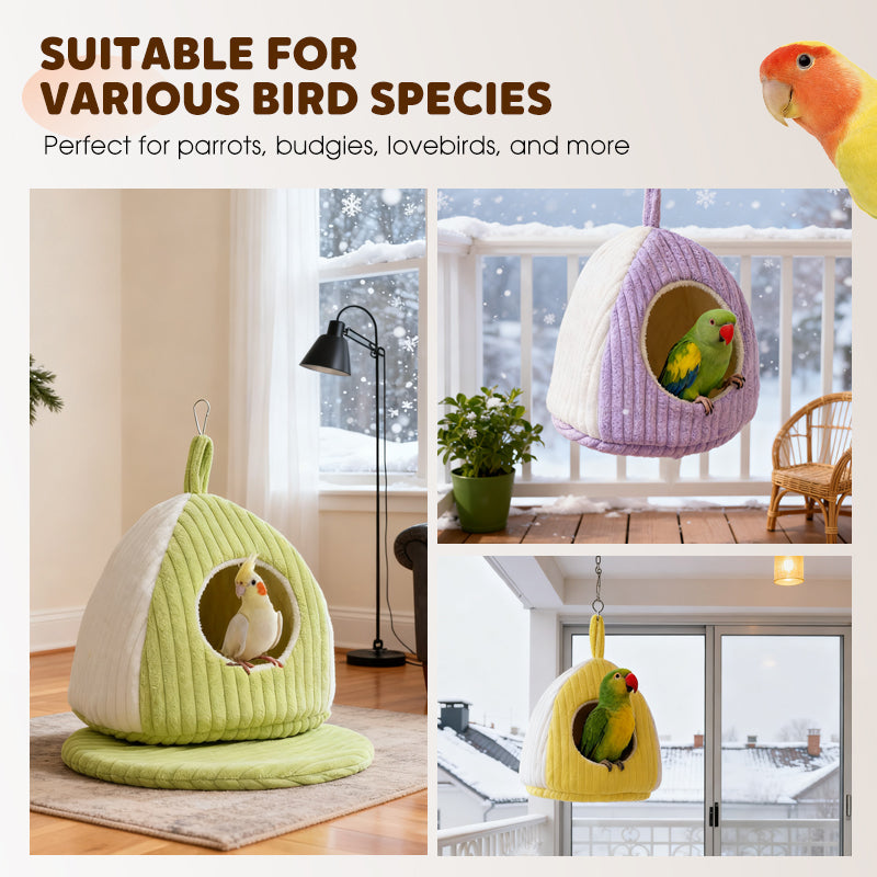 Hengende fuglerede for vintervarme