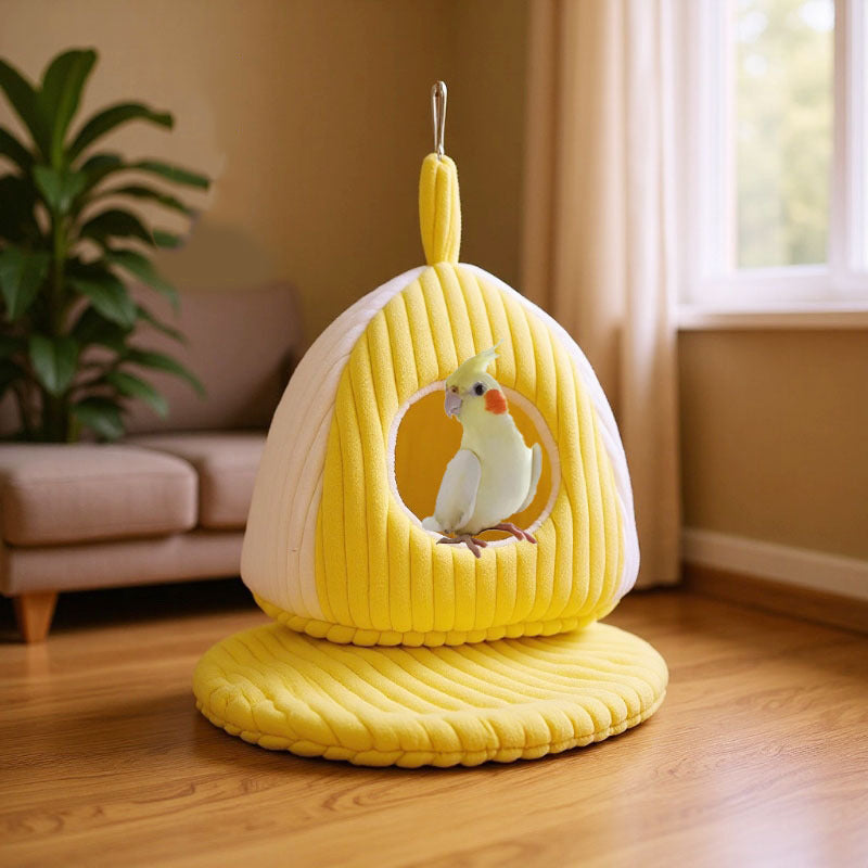 Hengende fuglerede for vintervarme